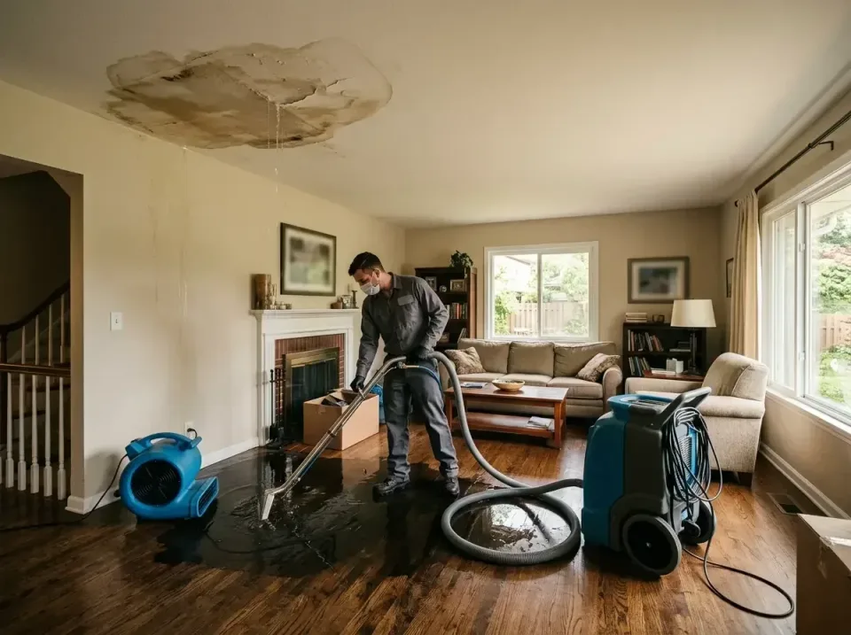 attic-pipe-burst-ceiling-drip-008 — frequently asked questions, Water Damage Restoration & Carpet Care in Lewisburg, TN
